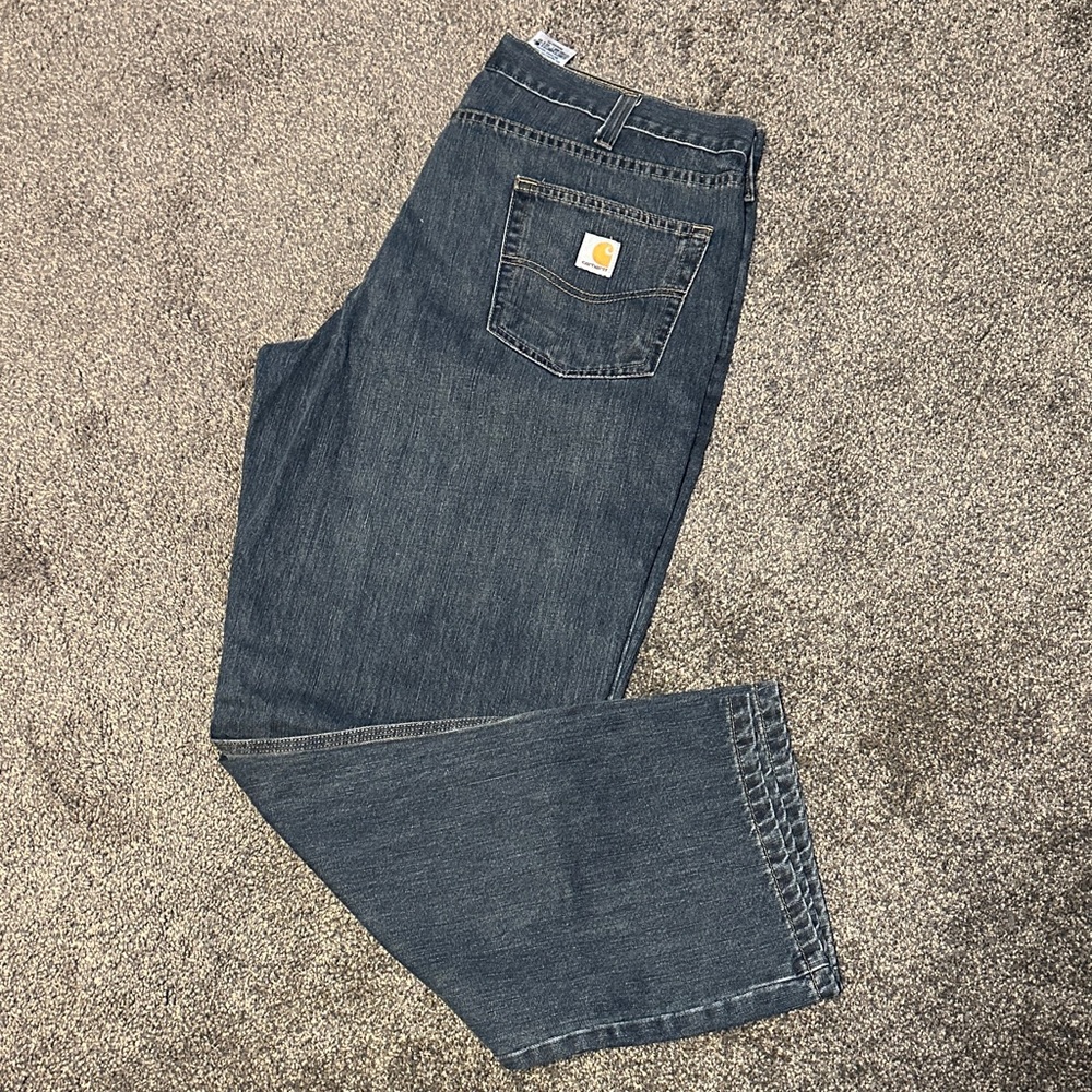 Carhartt Dark Blue Denim Pants